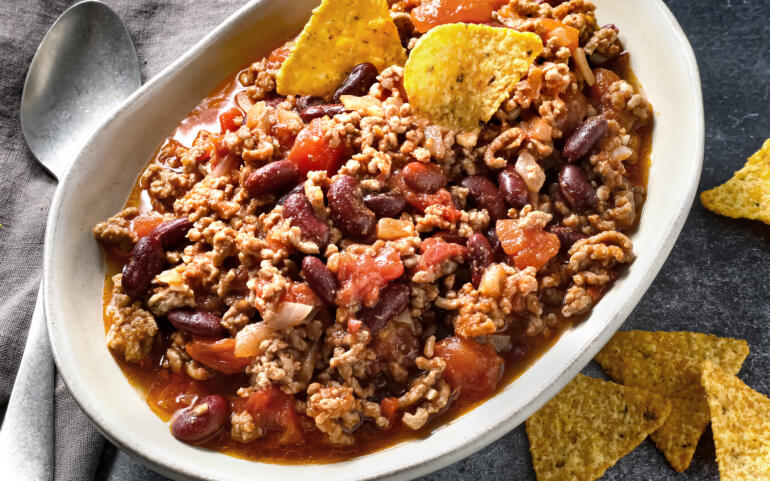 Viande hachée : Chili con carne