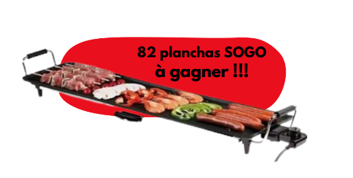 82 Planchas à gagner