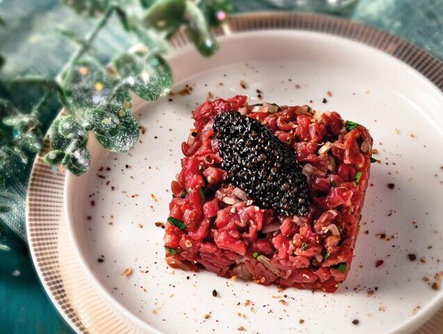 Tartare de bœuf au caviar